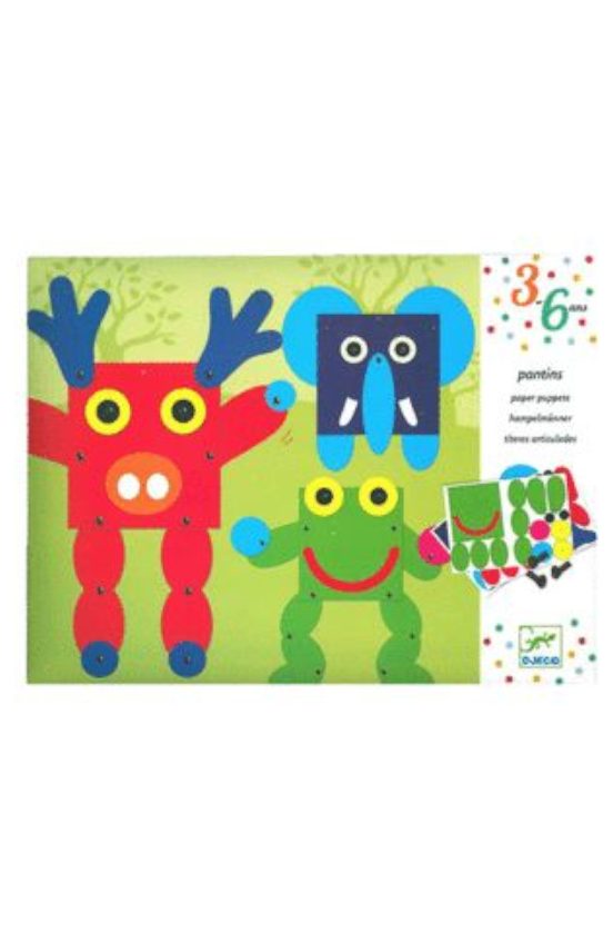 dj09653 juguetes papel titeres para los peques