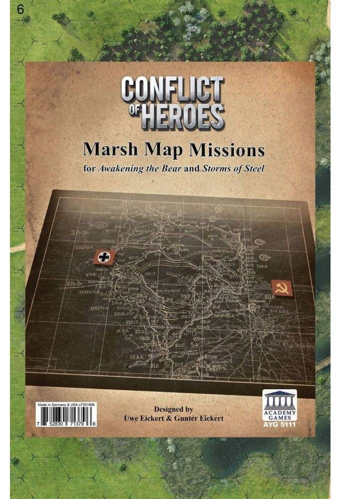 conflict of heroes marsh map missions