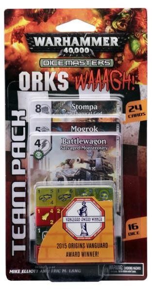warhammer 40000 dice masters orks waaagh team pack
