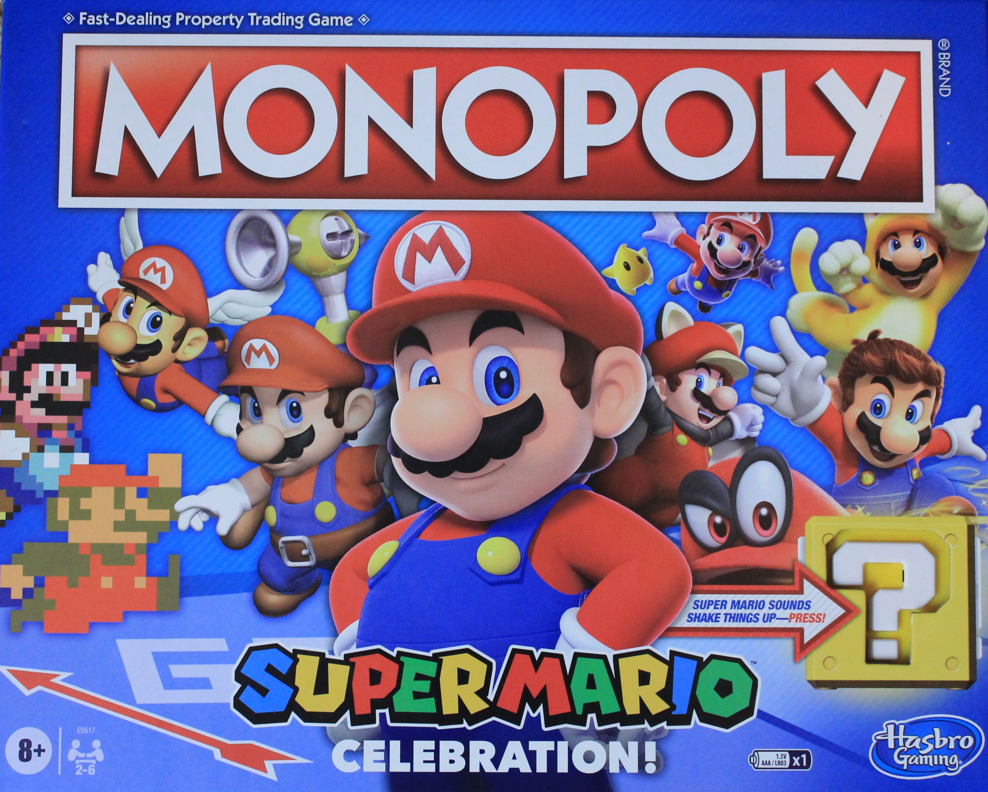monopoly super mario celebracion