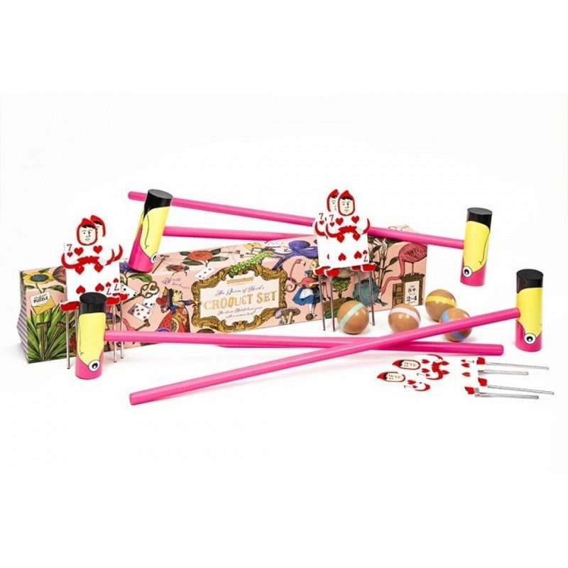 queen of hearts flamingo croquet aiw5191
