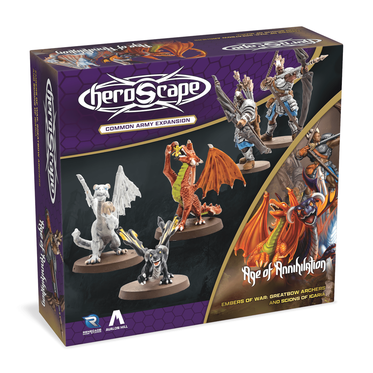 Heroscape: Greatbow Archers and Scions of Icaria Common Army Expansion