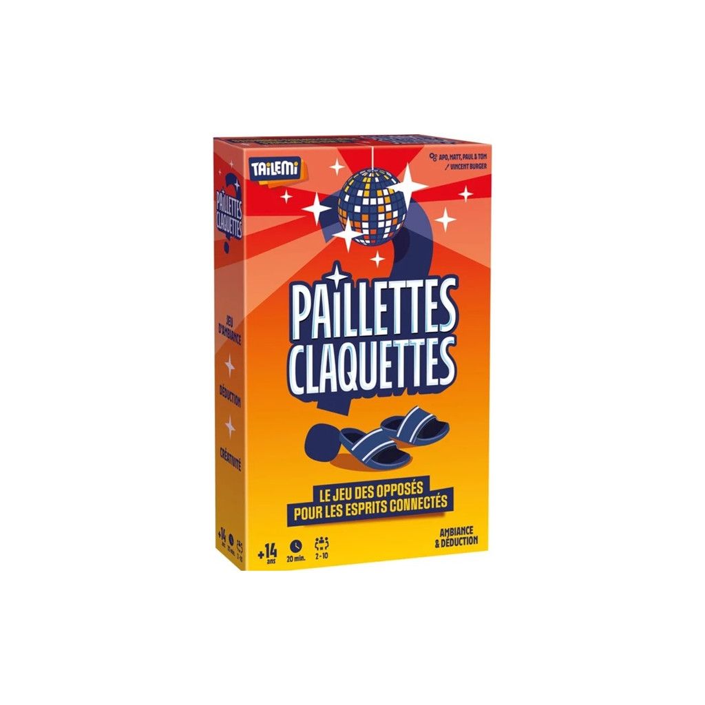 paillettes claquettes
