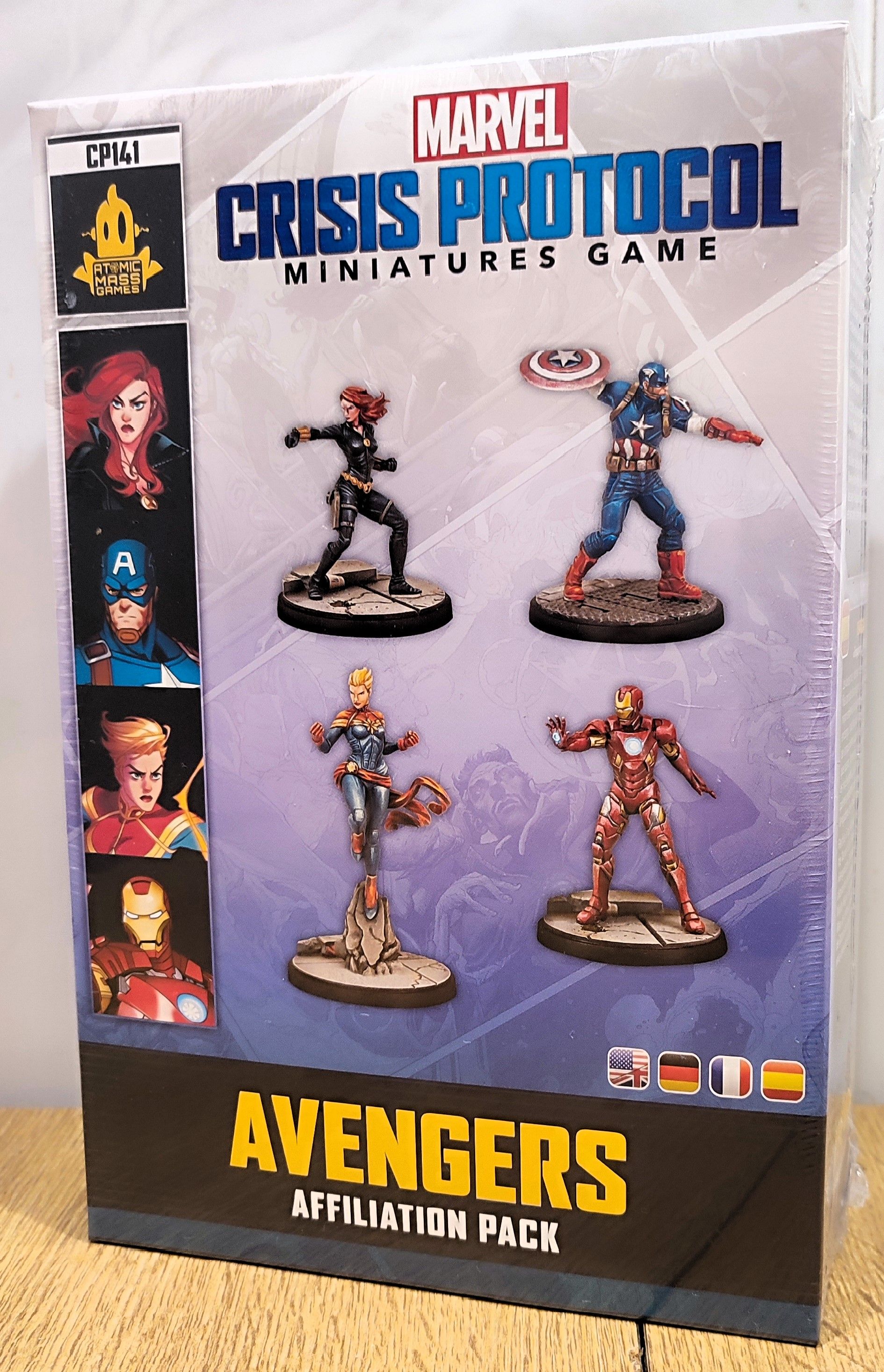 marvel crisis protocol avengers affiliation pack edad recomendada 14 anos