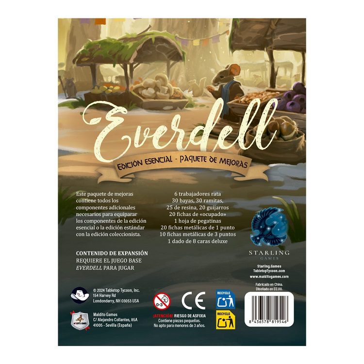 everdell upgrade pack paquete de mejoras edicion esencial
