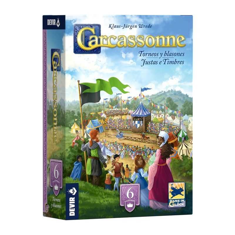 carcassonne expansion 6 torneos y blasones