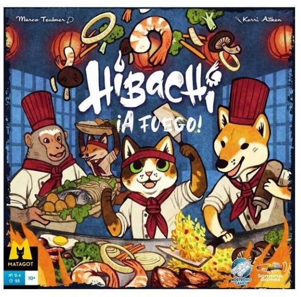 hibachi a fuego