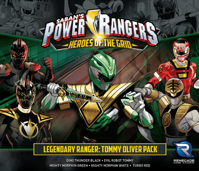 power rangers heroes of the grid legendary rangers tommy oliver