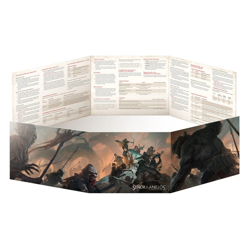 el senor de los anillos - pantalla y suplemento de rivendel