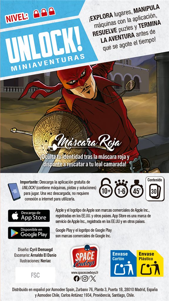 Unlock!: Short Adventures – Red Mask imagen 2
