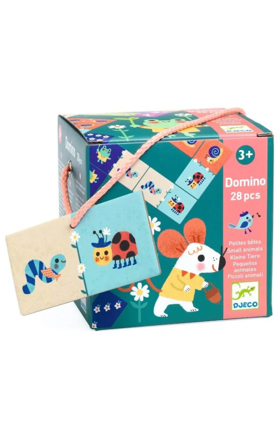 djeco educativos domino pequenos animales dj08255
