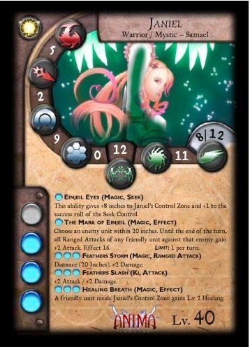 Anima Tactics LF Janiel