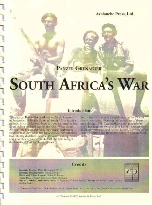 Panzer Grenadier: South Africa's War
