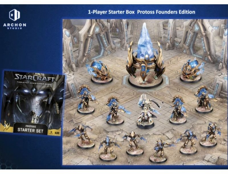 StarCraft The Miniatures Game Protoss Starter Set Founders Edition