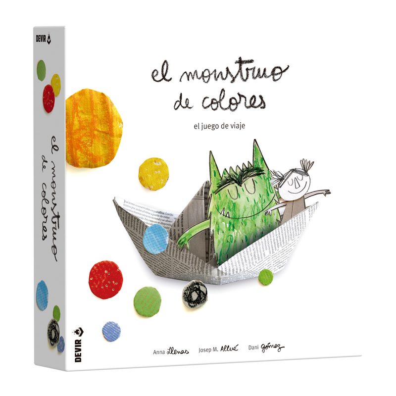 el monstruo de colores - el juego de viaje