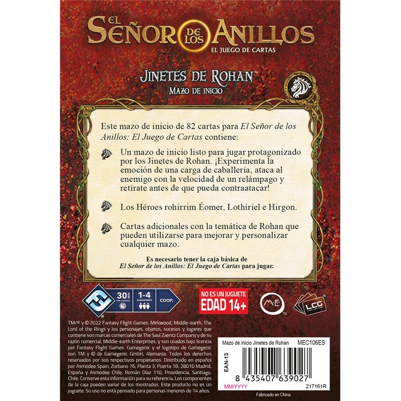 The Lord of the Rings: The Card Game – Revised Core: Riders of Rohan Starter Deck imagen 2