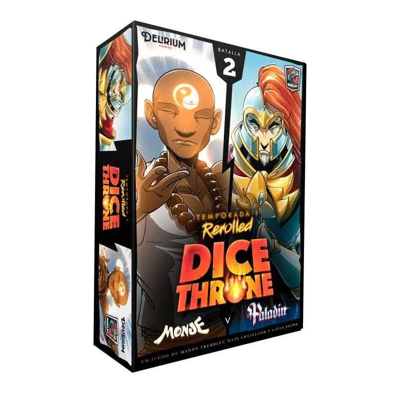 Dice Throne Monje vs Paladín
