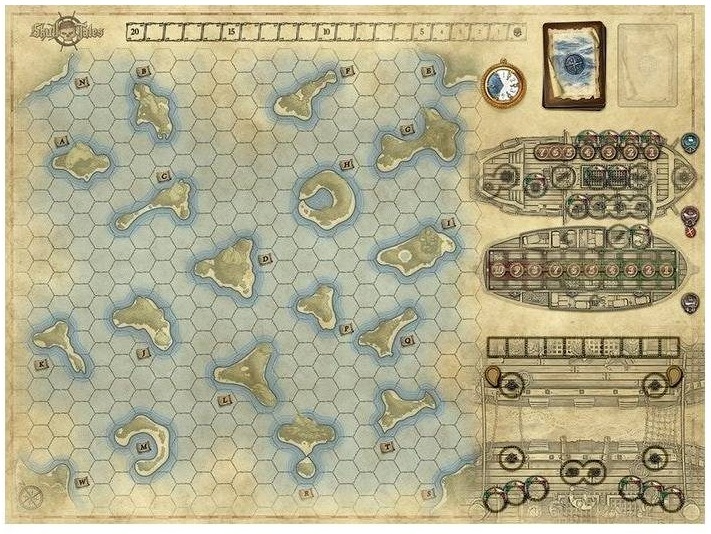 Skull Tales: Tapete de neopreno de Travesía