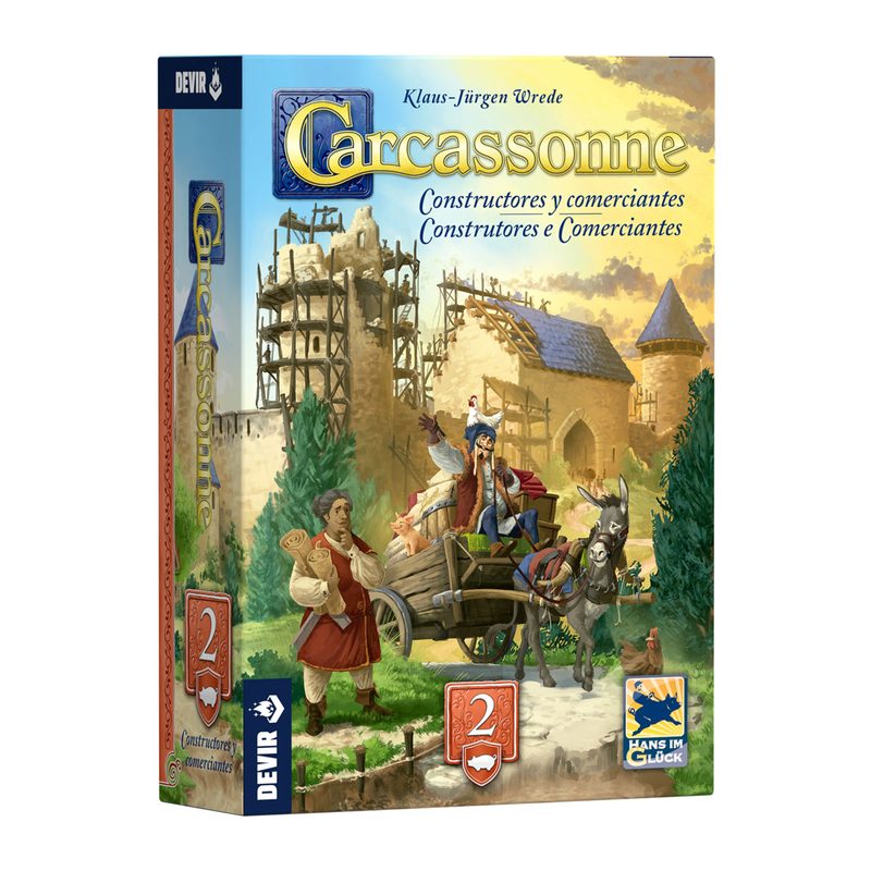 carcassonne expansion 2 constructores y comerciantes
