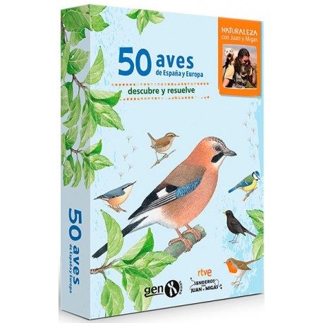 50 aves de espana y europa naturaleza con juan y migas