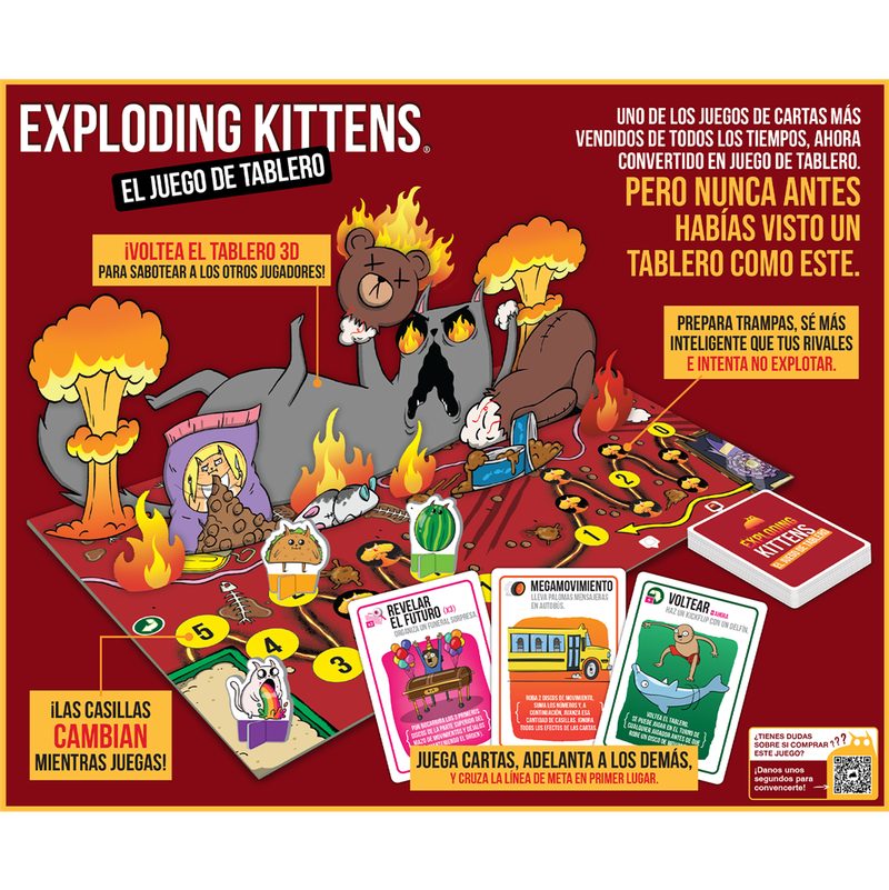 Exploding Kittens: El juego de tablero imagen 2
