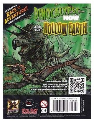 race to adventure expansion pack dinocalypse now and the hollow earth