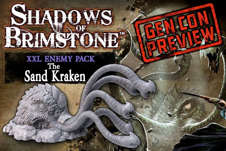 Pack de Enemigo XXL Kraken de Arena - Shadows of Brimstone imagen 2
