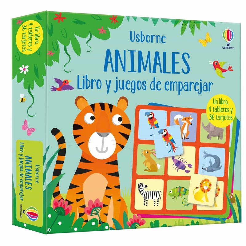 animales libro y juegos de emparejar
