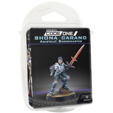 shona carano aristeia swordmaster submachine gun infinity codeone