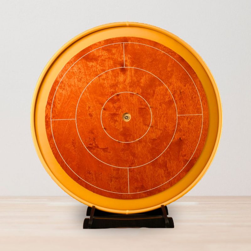 woodestic crokinole tournament set cherry amber