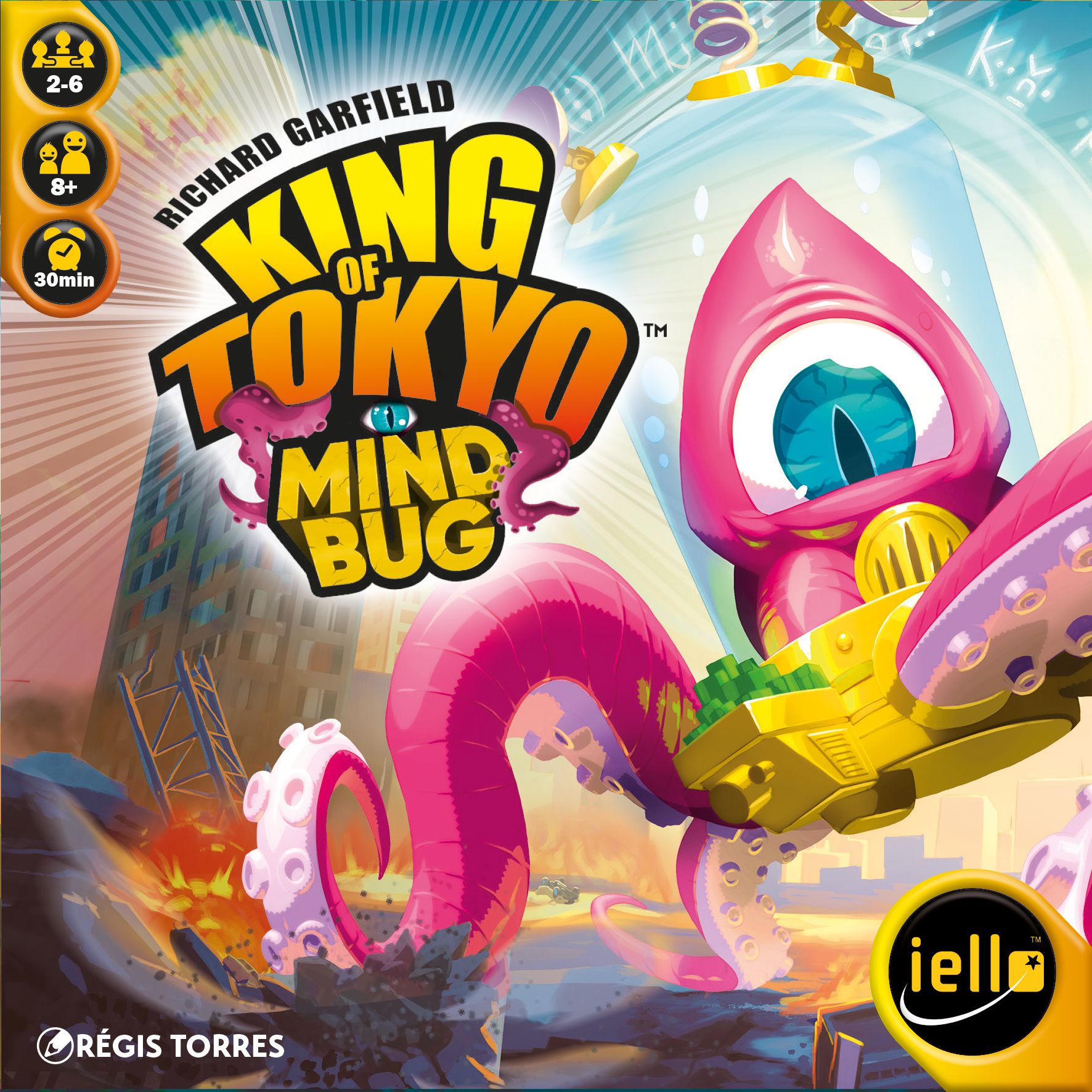 mindbug king of tokyo juego independiente combinable con otros mindbugs