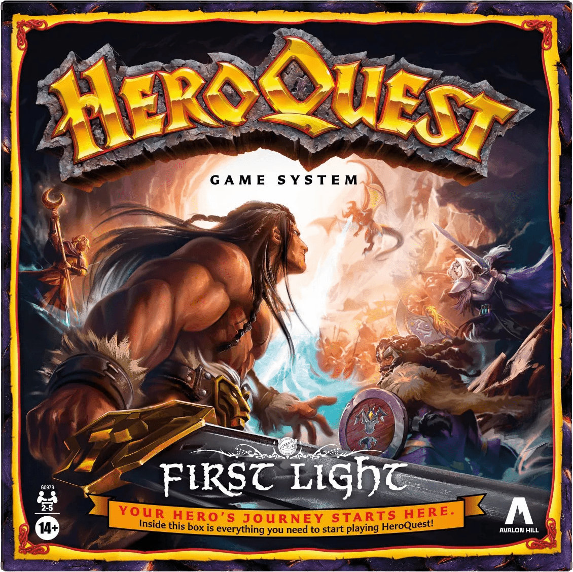 juego mesa first light hero quest espanol
