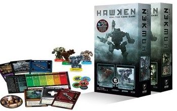 Hawken: Real-Time Card Game (Sharpshooter vs. Bruiser)