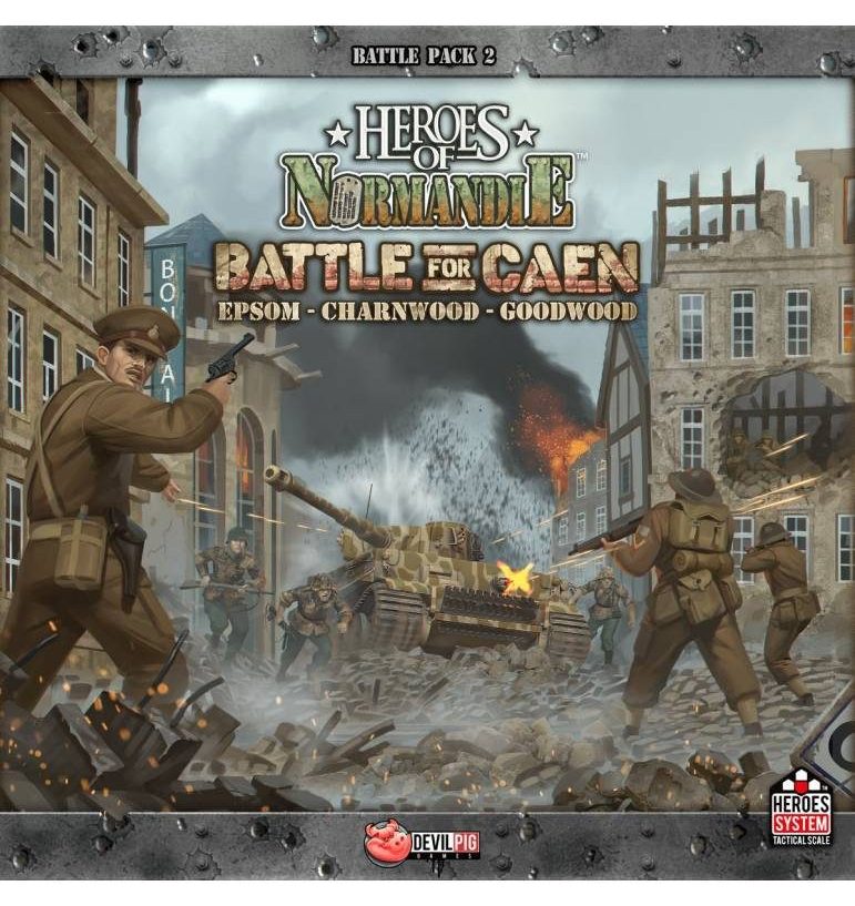 heroes of normandie big red one edition battle for caen operation epsom charnwood goodwood