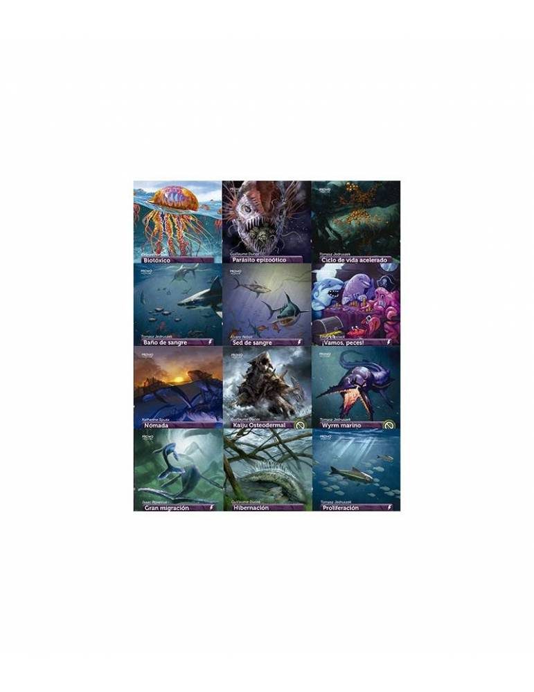 oceans pack de cartas exclusivas de abismo