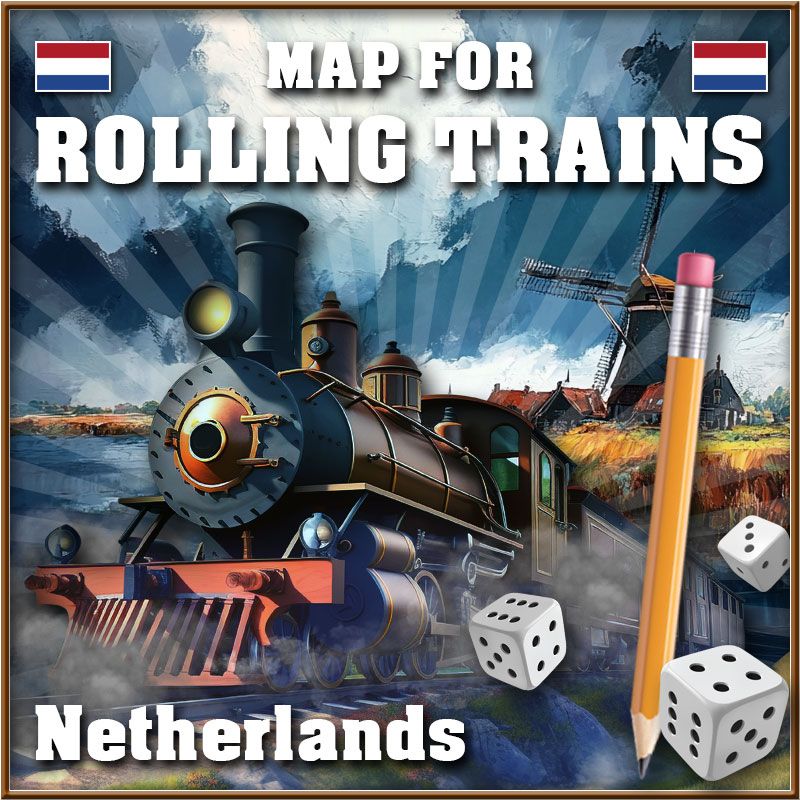 map for rolling trains netherlands