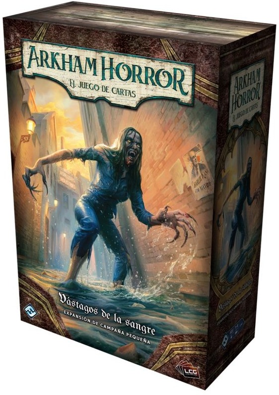 arkham horror el juego de cartas 8211 vastagos de la sangre 8211 expansion de campana