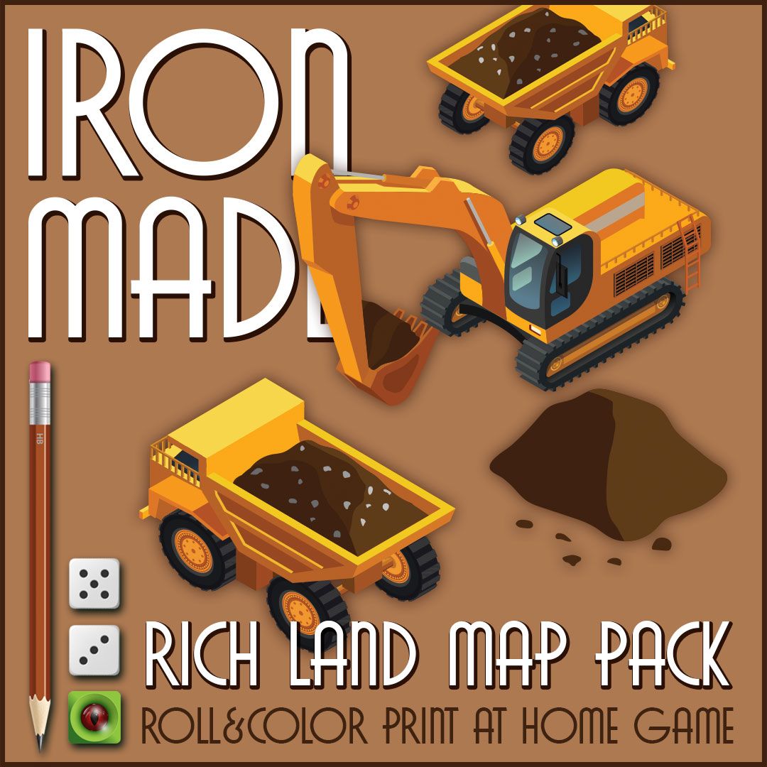iron made rich land map pack