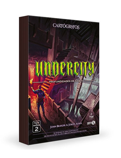 Cartógrafos: Pack de Mapas 3 (Undercity - Profundidades de Sabek)