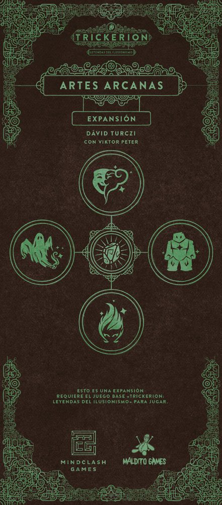 trickerion leyendas del ilusionismo expansion artes arcanas