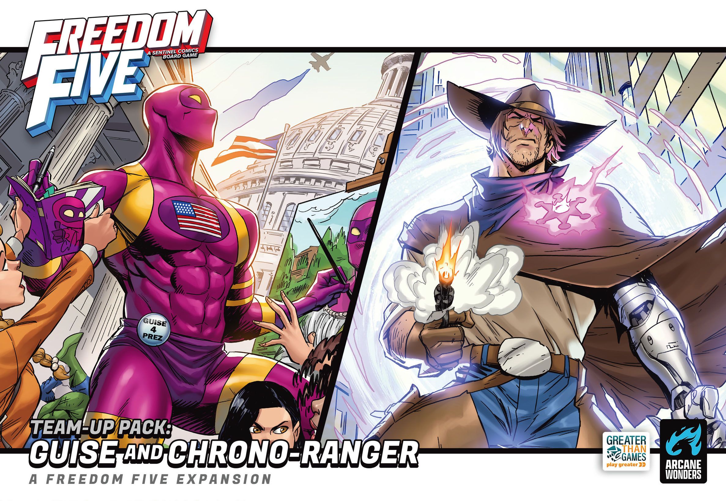 freedom five team up pack guise chrono ranger