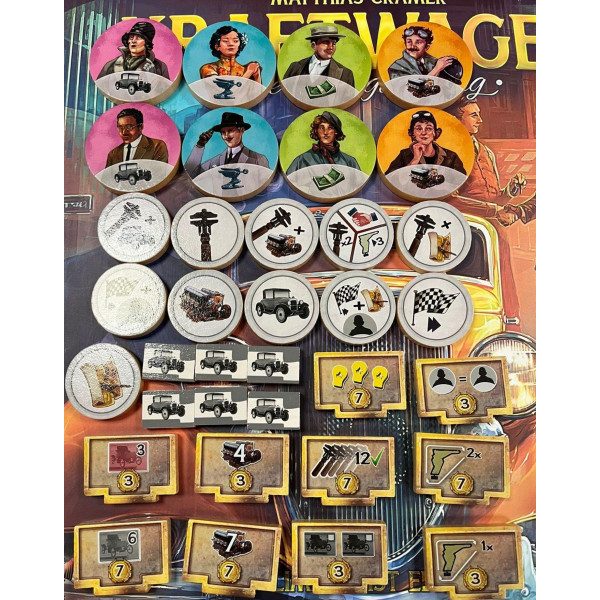 kraftwagen age of engineering tokens deluxe