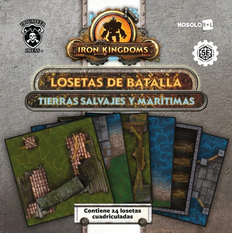 Iron Kingdoms: Losetas Tierras Salvajes y Marítimas