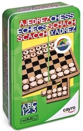 Ajedrez de Viaje en Caja de Metal