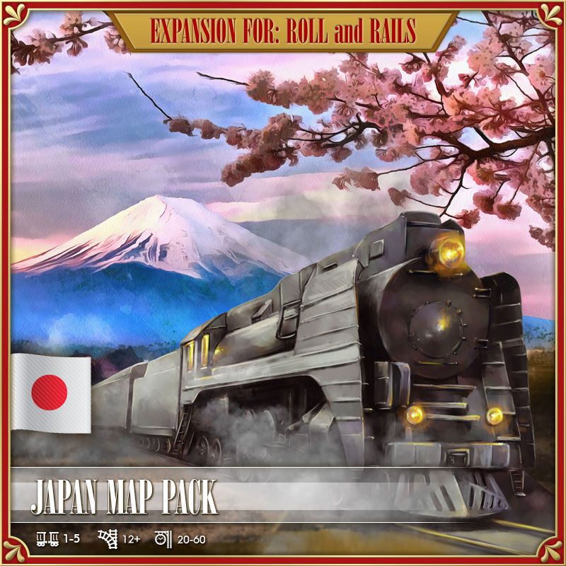 roll and rails japan map pack