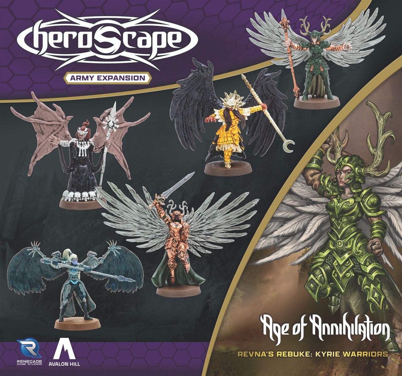 heroscape expansion revnas rebuke kyrie warriors army