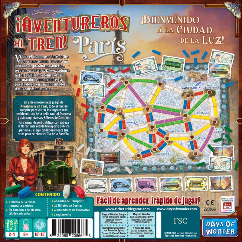 Ticket to Ride: París imagen 2