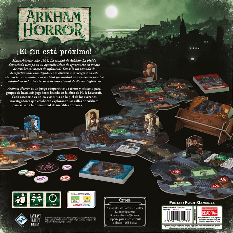 Arkham Horror Tercera Edición imagen 3
