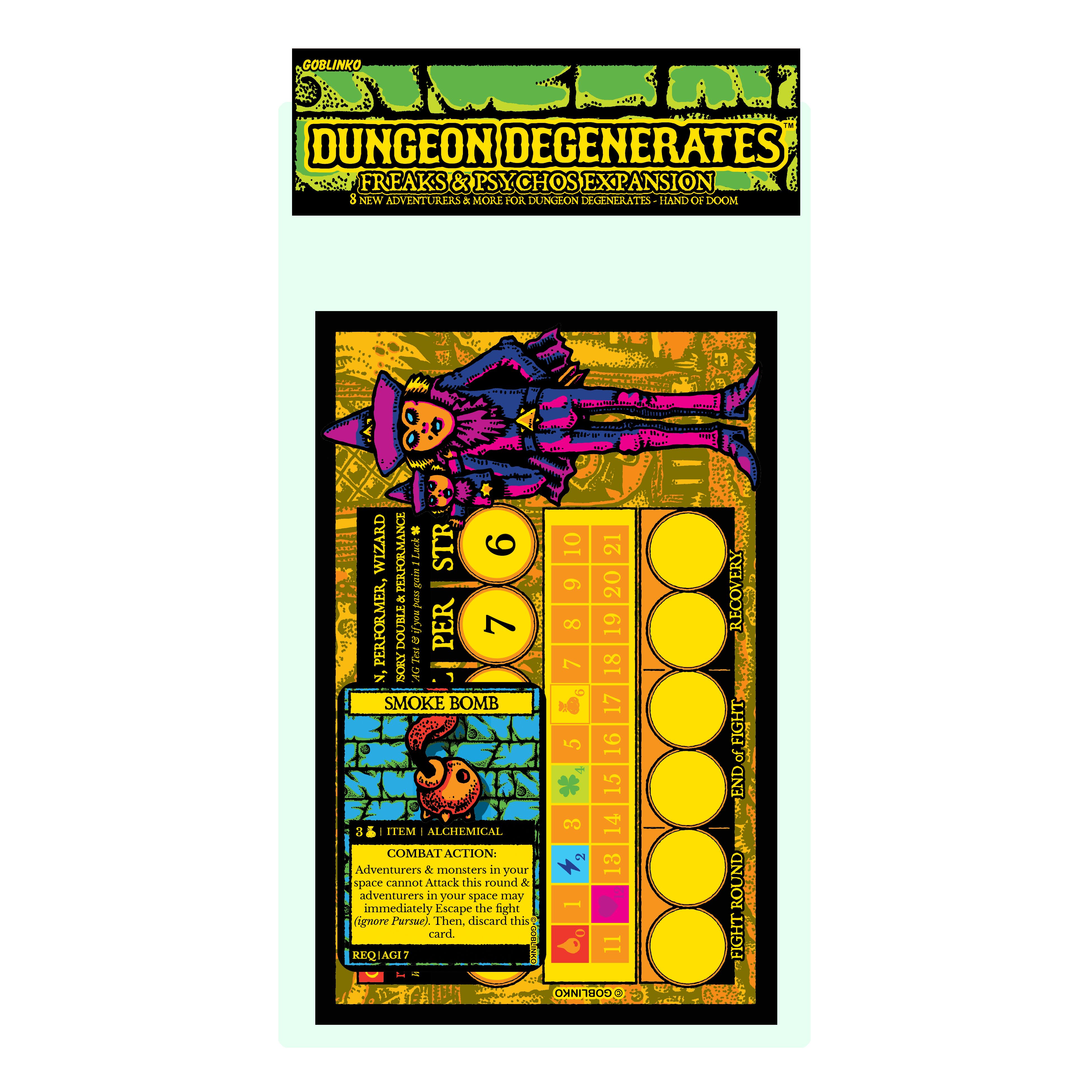 Dungeon Degenerates: Freaks & Psychos Expansion imagen 2