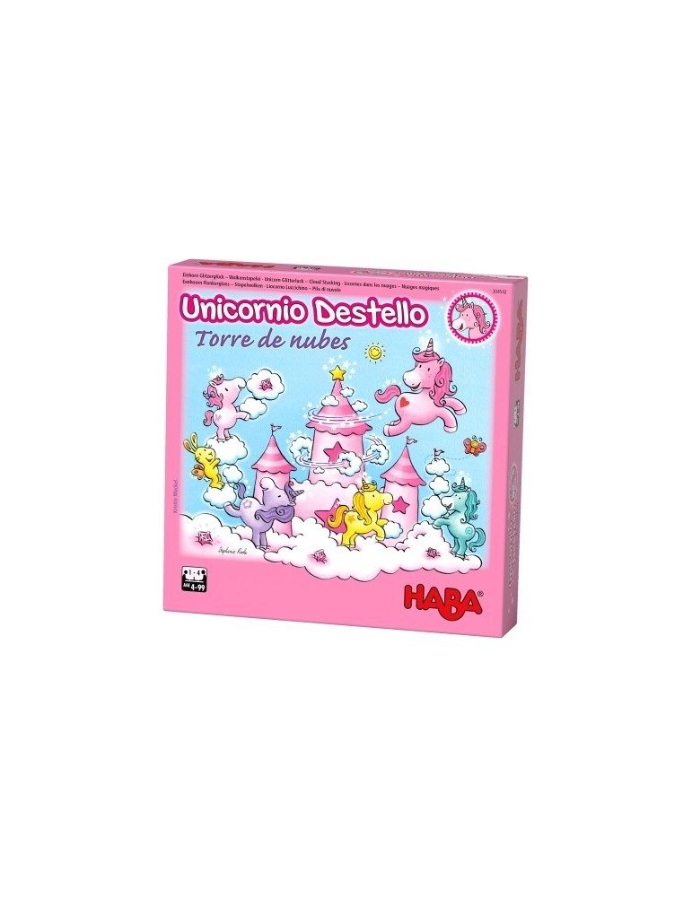 unicornio destello torre de nubes